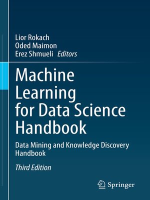 cover image of Machine Learning for Data Science Handbook
